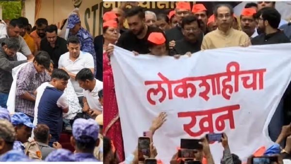 Uddhav Thackeray Slams Modi Govt At Azad Maidan Supports Wangchuk Fight Uddhav Thackeray Slams Modi Govt At Azad Maidan Supports Wangchuk Fight
