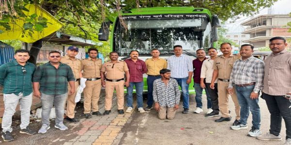 नागपूरहून चोरी केलेली शिवाई बस अमरावतीत जप्त