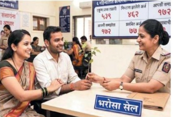 विस्कटलेल्या संसारांना पुन्हा प्रेमाचा आधार विस्कटलेल्या संसारांना पुन्हा प्रेमाचा आधार