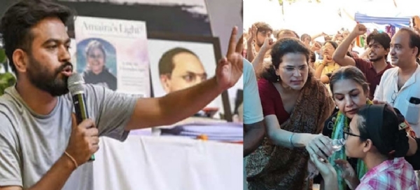 सोनम वांगचुक यांच्या आवाहनानंतर अभिजीत दीपके यांच्यासह एआयएसए कार्यकर्त्यांचेही उपोषण मागे सोनम वांगचुक यांच्या आवाहनानंतर अभिजीत दीपके यांच्यासह एआयएसए कार्यकर्त्यांचेही उपोषण मागे