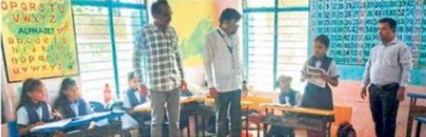 गटशिक्षणाधिकाऱ्यांच्या अचानक शाळाभेटी गटशिक्षणाधिकाऱ्यांच्या अचानक शाळाभेटी