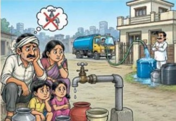 ९३ हजारांवर कुटुंबांना मिळेना नळ कनेक्शन ९३ हजारांवर कुटुंबांना मिळेना नळ कनेक्शन