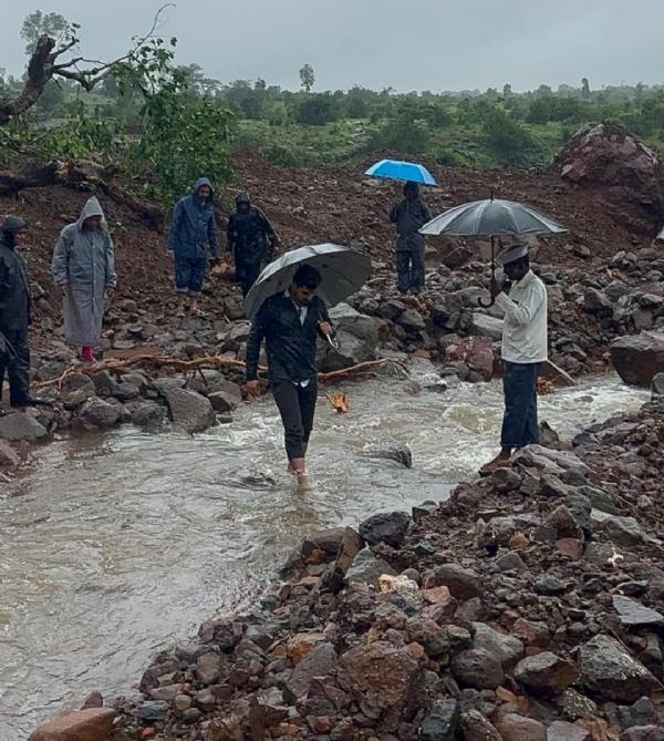 Continuous rains have