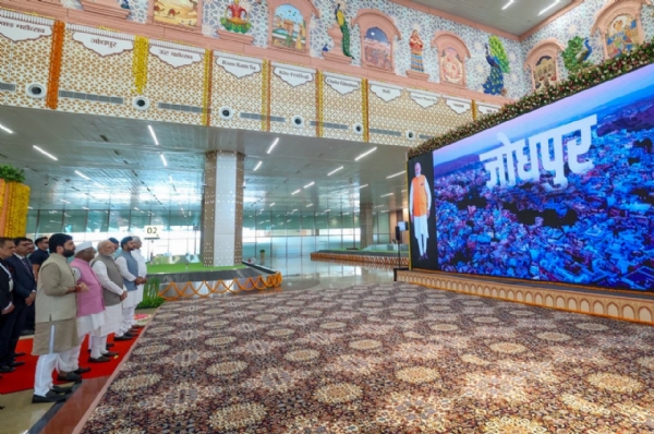 PM Inaugurates New Terminal Building Jodhpur Airport