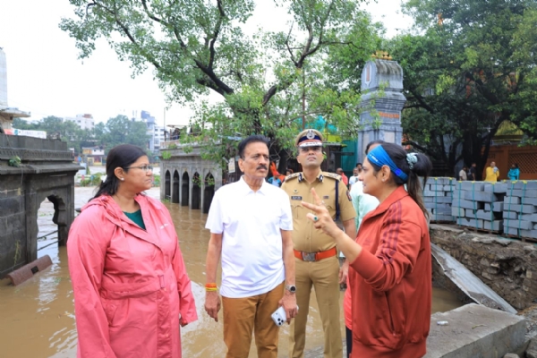 Minister Mahajan inspected Minister Mahajan inspected