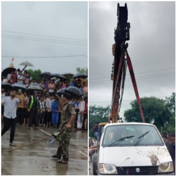 MP Eeco Car Swept Away Stream Rajgarh 7 Bodies Recovered 2 Missing