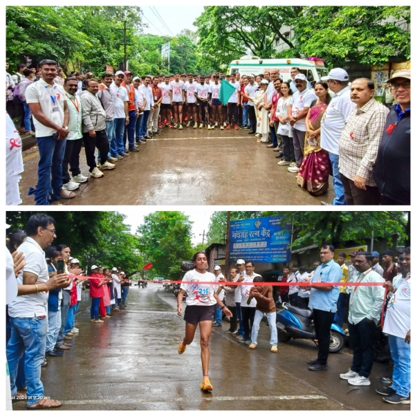 कोल्हापूरात रन मिनी मॅरेथॉन स्पर्धा