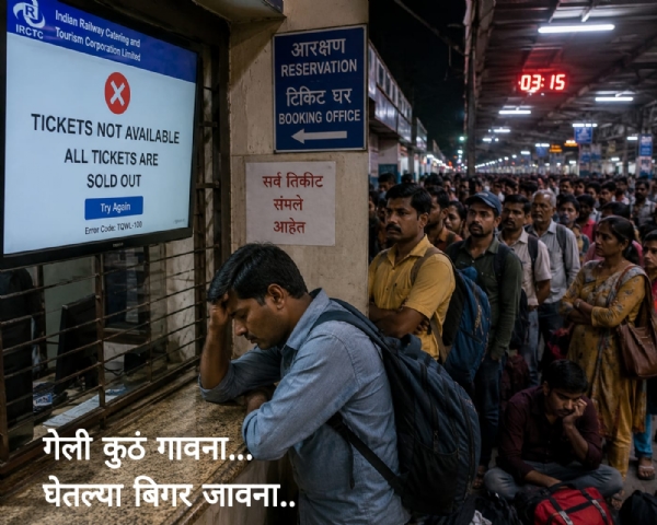 मग तिकीट पाच मिनिटांत ‘REGRET’ का होते? मग तिकीट पाच मिनिटांत ‘REGRET’ का होते?