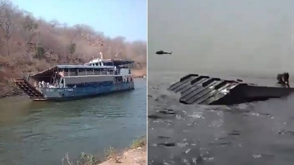 झिम्बाब्वेमध्ये प्रवाशांना घेऊन जाणारी बोट उलटली; १५ जणांचा मृत्यूची भीती, २० हून अधिक बेपत्ता
