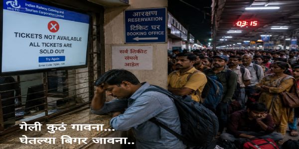 मग तिकीट पाच मिनिटांत ‘REGRET’ का होते?