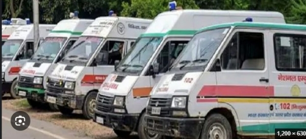 १०२ रुग्णवाहिका चालकांचे मानधन थकीत