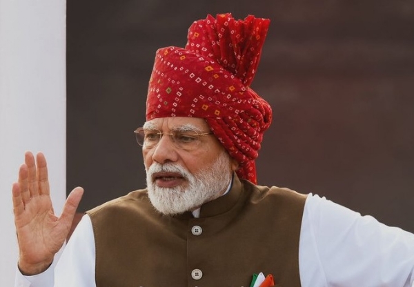 स्वातंत्र्यदिन लाल किल्ला पंतप्रधान मोदी
