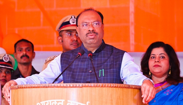 नागपुरात स्वातंत्र्यदिनाला बोलताना चंद्रशेखर बावनकुळे