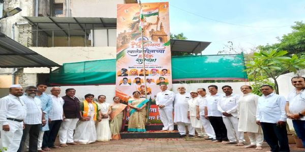 भाजप नाशिक महानगर वसंत स्मृती कार्यालयात स्वातंत्र्यदिन उत्साहात साजरा