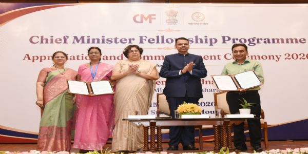 सीएम फेलोशिपमधून प्रशासनाला नवा दृष्टिकोन मिळेल; फेलोंनी परिवर्तनाचे दूत बनावे – मुख्यमंत्री