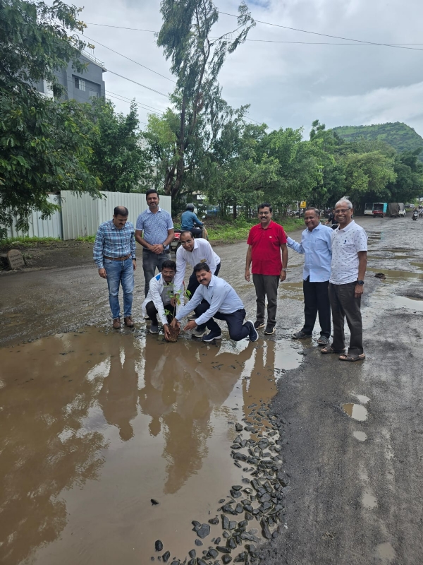 Industrialists protest by planting
