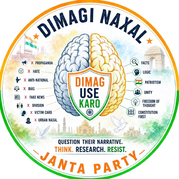 दिमागी नक्षल पार्टी लोगो दिमागी नक्षल पार्टी लोगो
