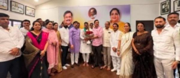 Rajesh Lad joins NCP; new political equations in Karjat. Rajesh Lad joins NCP; new political equations in Karjat.