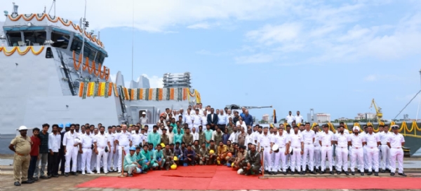 Warship INS Mangrol handed over to Indian Navy