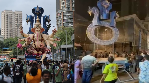 Mumbai Ganesha Idol Collapses During Arrival Procession Two Dead Five Injured Mumbai Ganesha Idol Collapses During Arrival Procession Two Dead Five Injured