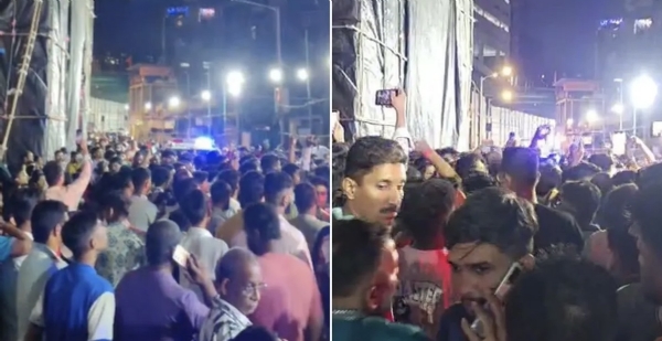मुंबईत गणपती मिरवणुकीवर अंडी फेकल्याने गोंधळ; दोन गटांत हाणामारी