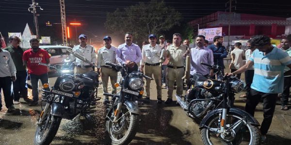 बुलेट चालकांनो सावधान! फटाका सायलेन्सर वापरल्यास कारवाई अटळ