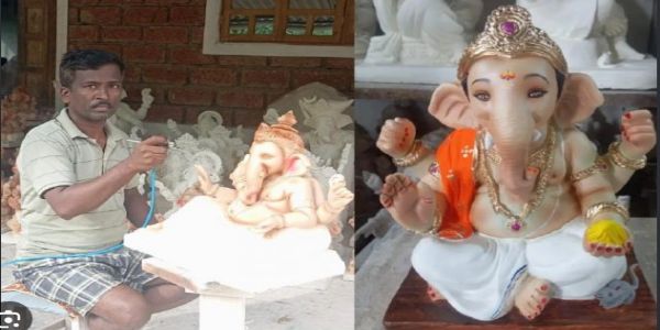 अमरावतीत यंदा घरोघरी विराजमान होणार पर्यावरणपूरक गणेशमूर्ती