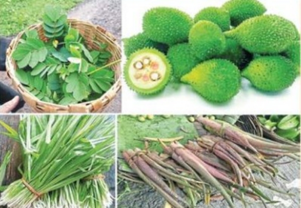 पावसाच्या आगमनामुळे बाजारात रानभाज्यांची आवक