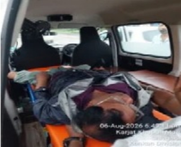 Differently-abled person injured in Talavali accident; Differently-abled person injured in Talavali accident;
