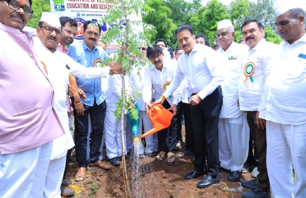 Along with tree plantation,