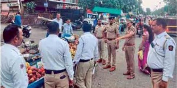 वर्ध्यात वाहतूक नियमभंग करणाऱ्या १,२२५ वाहनचालकांवर पोलिसांची कारवाई