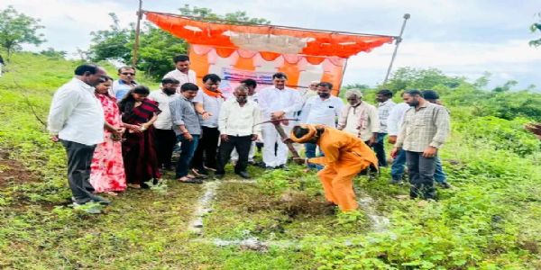 जालना मिशन जल कवच अभियानांतर्गत जलतारा कामाचे भूमिपूजन संपन्न