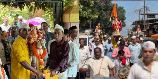 देवरूखच्या चौसोपी वाड्यात गणपतीचे आगमन