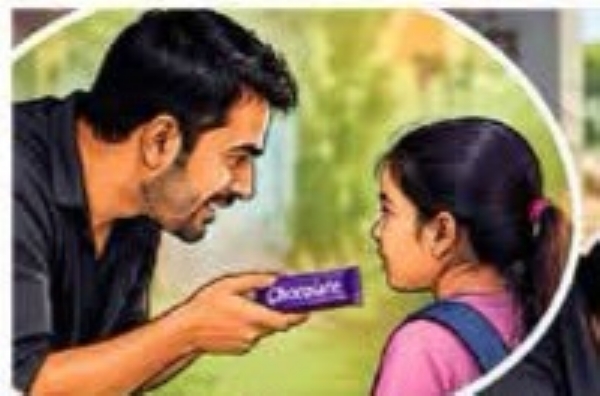 चॉकलेटचे अमिषा दाखवून विनयभंग चॉकलेटचे अमिषा दाखवून विनयभंग