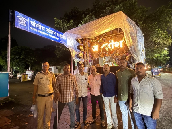 राजापेठ पोलिसांची दबंग कारवाई; ध्वनी प्रदूषण करणारा बँजो जप्त
