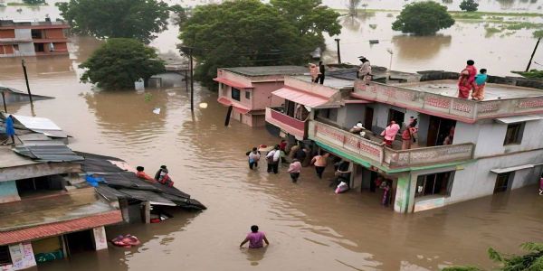 बिहारमध्ये पुरामुळे झालेल्या विध्वंसाबद्दल राहुल गांधींसह काँग्रेस नेत्यांकडून शोक व्यक्त