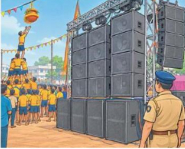 डीजे बंदीचे आदेश धुडकावणे भोवले डीजे बंदीचे आदेश धुडकावणे भोवले