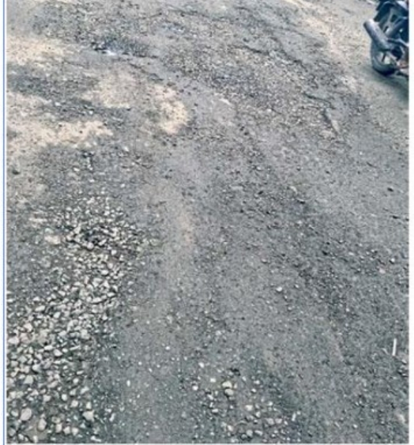गणेशाचे आगमन मात्र खड्डे कायम गणेशमूर्ती घेऊन जाणाऱ्या भाविकांची कसरत गणेशाचे आगमन मात्र खड्डे कायम गणेशमूर्ती घेऊन जाणाऱ्या भाविकांची कसरत