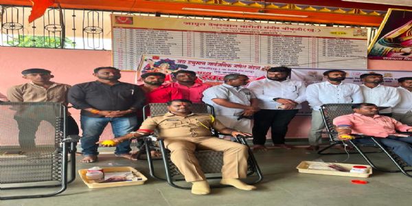 निलंगा उपविभागातील बोंबळी खुर्द येथील जय हनुमान गणेश मंडळाचा सामाजिक उपक्रम