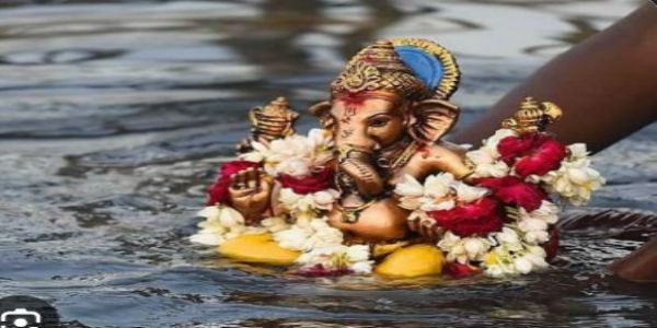 यवतमाळात पाच दिवसांच्या गणरायाचे विसर्जन चोख बंदोबस्तात