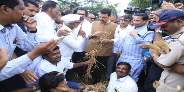 लातूर - दोन दिवसांत दुष्काळ जाहीर करण्याची मुख्यमंत्र्यांची ग्वाही