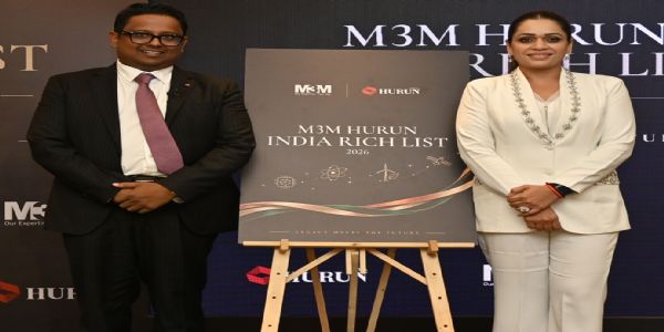 'M3M - हुरुन इंडिया रिच लिस्ट २०२६' ची १५ वी आवृत्ती जाहीर