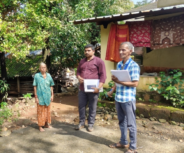 विधी सेवा महामोहिमेत बामणोली गावातील सर्वेक्षण