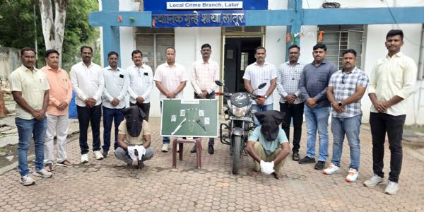 लातूर - चाकूरमधील १०१ गुन्हे दाखल असलेला सराईत गुन्हेगार जेरबंद