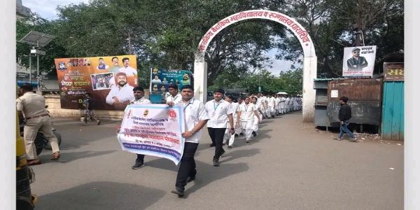 नेत्रदानाचा संदेश घेऊन धाराशिव येथे जनजागरण रॅली