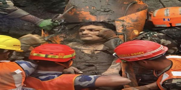 नेपाळ पुर: नऊ दिवसांनी जलविद्युत प्रकल्पाच्या बोगद्यातून दोन कामगारांची सुखरूप सुटका