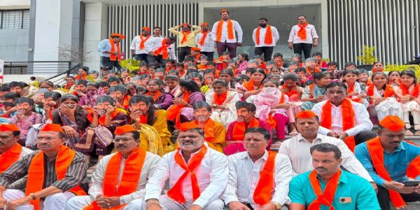 सोलापुरातील मराठा आंदोलनात ‘GEN Z’चा एल्गार; शाळकरी मुलींच्या सहभागाची पहिलीच नोंद