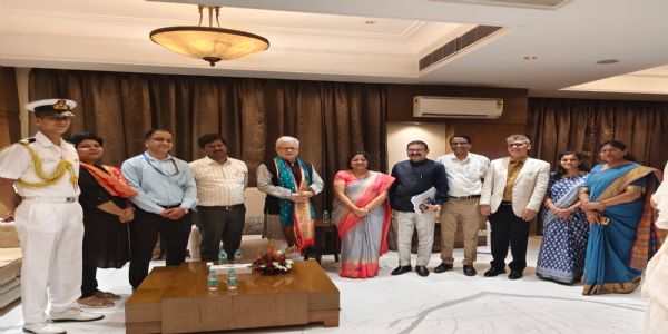 महाराष्ट्र सदनातील भव्य गणेशोत्सवाचे राज्यपालांना निमंत्रण