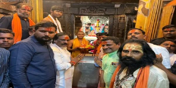 धो-धो पाऊस पडू दे, बळीचं राज्य पुन्हा येऊ दे; दानवेंची तुळजाभवानी मातेच्या चरणी प्रार्थना