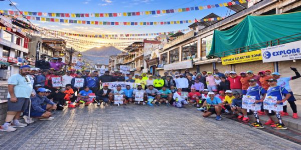 रत्नागिरी : हिमालयाच्या कुशीत दुमदुमला कोकण कोस्टल हाफ मॅरेथॉनचा आवाज